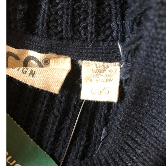 Eco by Design openwork cropped hooded sweater NWT - Picture 7 of 10